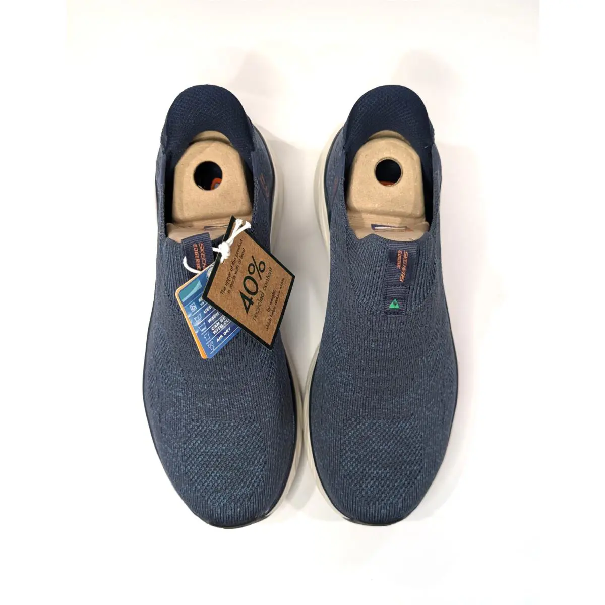 Skechers shoes - Skechers Edgeride Commissioner - Edgeride Commissioner - 232839 232839WW - Navy/Orange 10