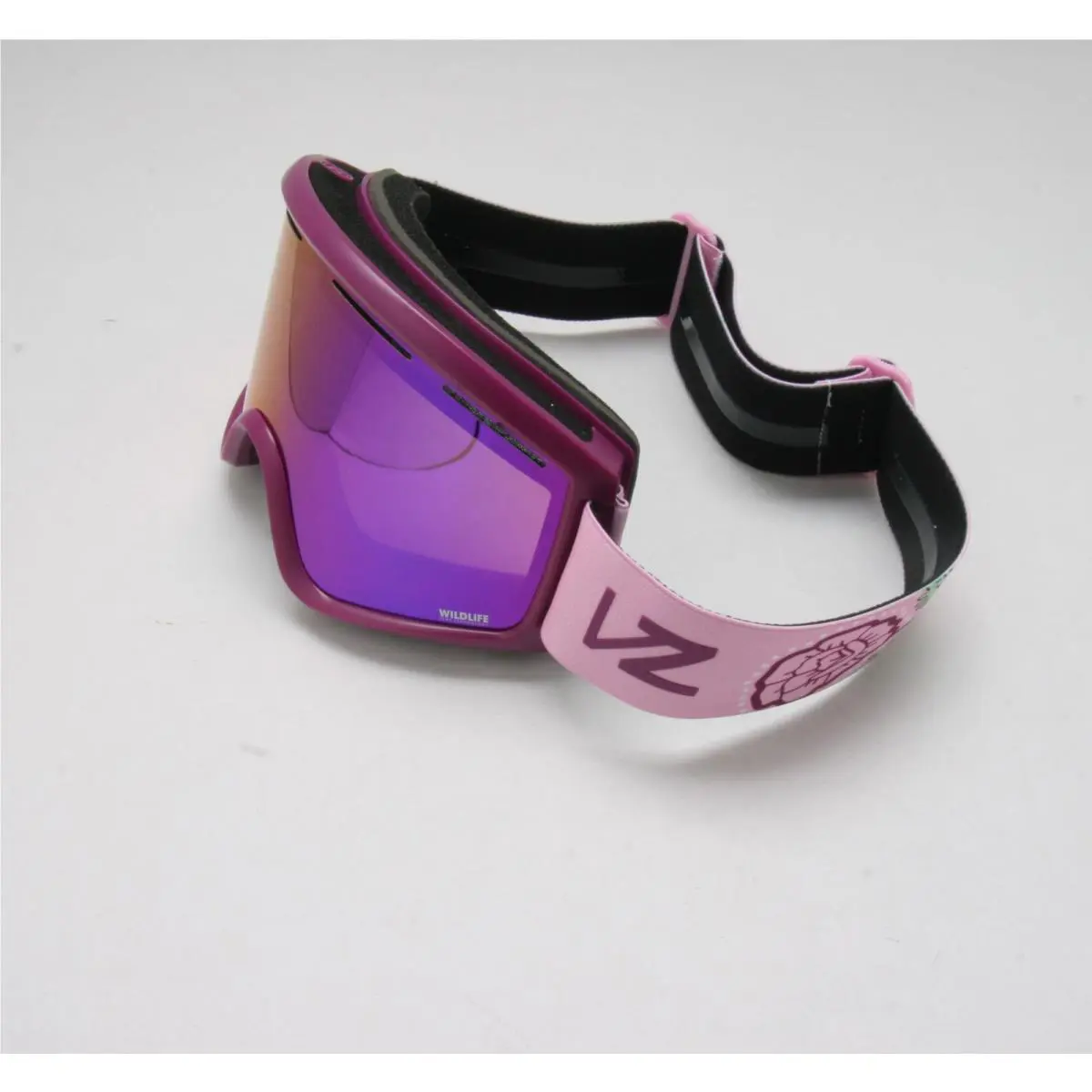 Vonzipper Cleaver Snow Goggles B4BC - Magenta Satin/wildlife Cosmic Chrome Pur