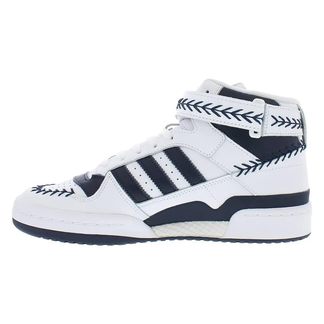 Adidas Men Originals Forum Mid Aaron Judge Sneakers GY3814 White/navy - Cloud White/Collegiate Navy/Cloud Wh