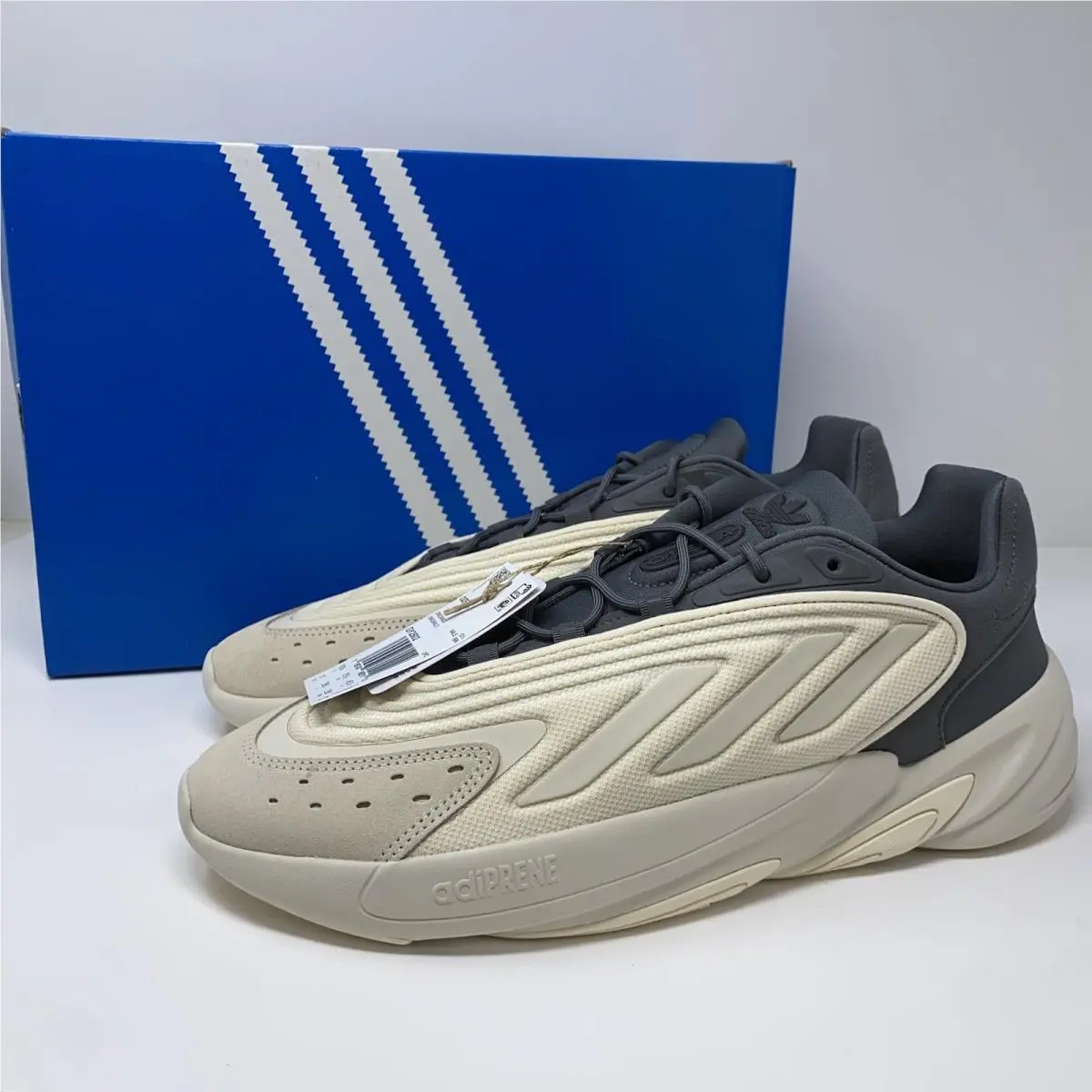 Adidas GY2502 Originals Men`s Ozelia Wonder White Grey Sneakers Shoes 8.5-11.5