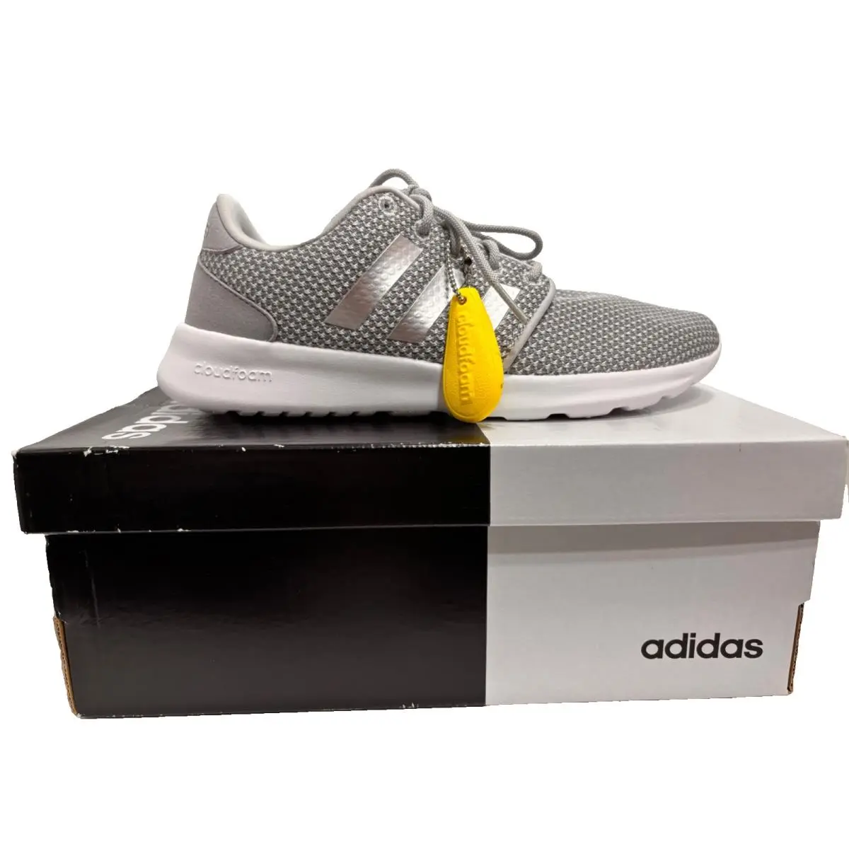 Adidas shoes - adidas QT Racer - Racer - EE5012 - LIGHT GRANITE/SILVER 1