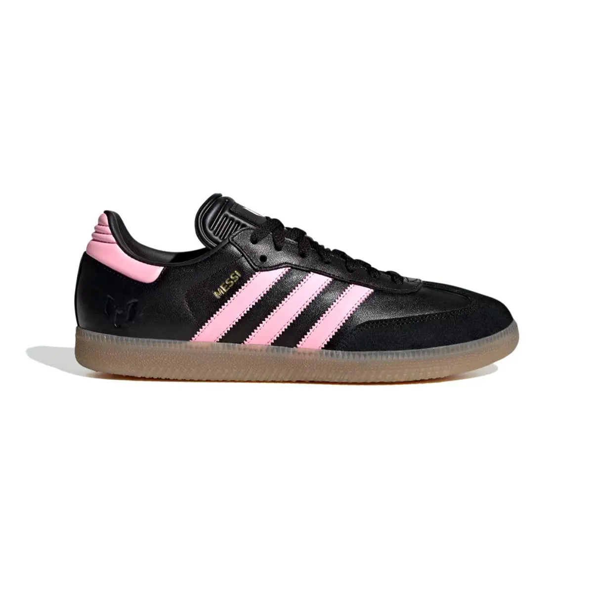 Mens Adidas Samba Messi Black Pink Gum Miami Soccer Casual Sneakers Shoes
