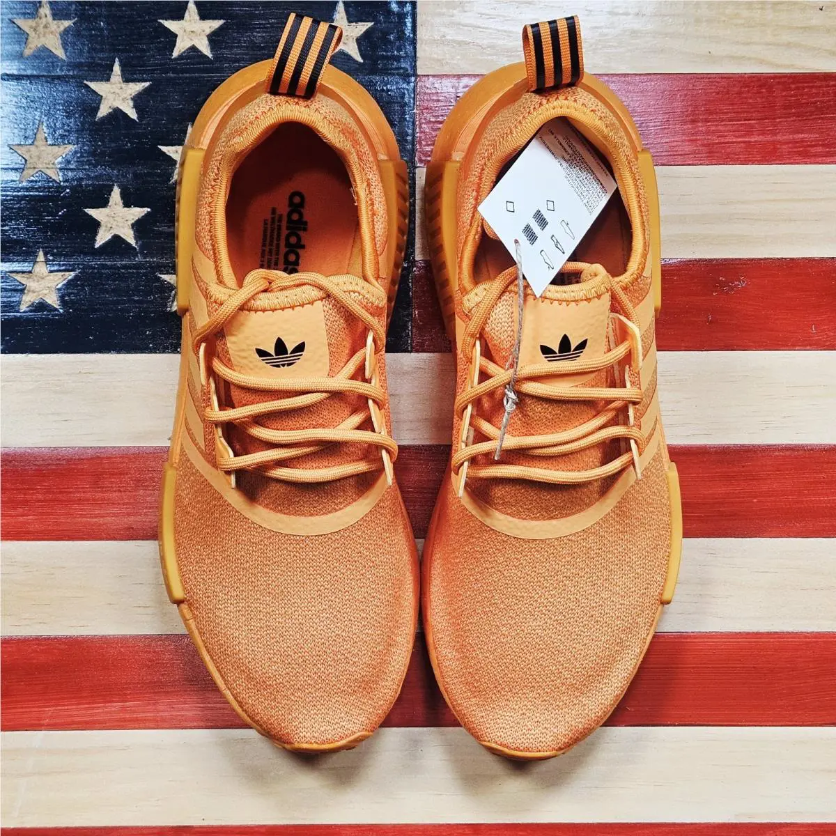 Adidas shoes - adidas NMD R1 - NMD - GV9439 - Orange, Manufacturer: Bright-Orange/Bright-Orange/Core-Black/White 6