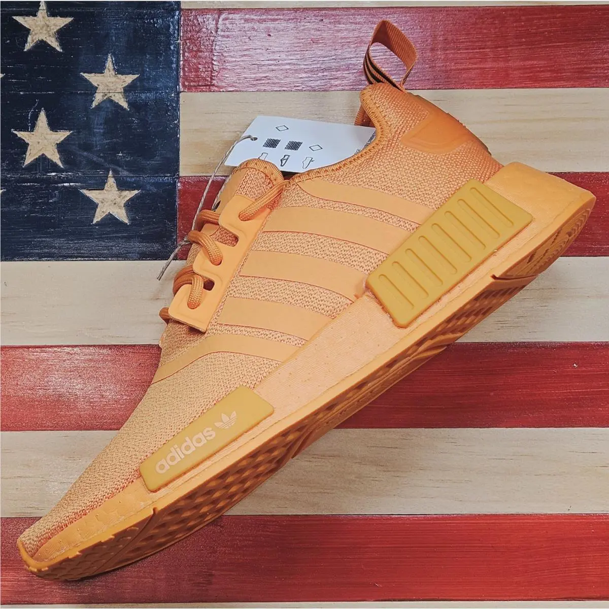 Adidas shoes - adidas NMD R1 - NMD - GV9439 - Orange, Manufacturer: Bright-Orange/Bright-Orange/Core-Black/White 22