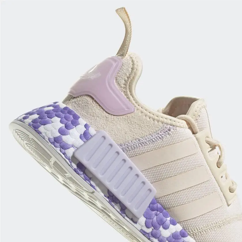 Adidas shoes - NMD_R1 - GW5694_540 - Wonder White/Wonder White/Purple Tin 6