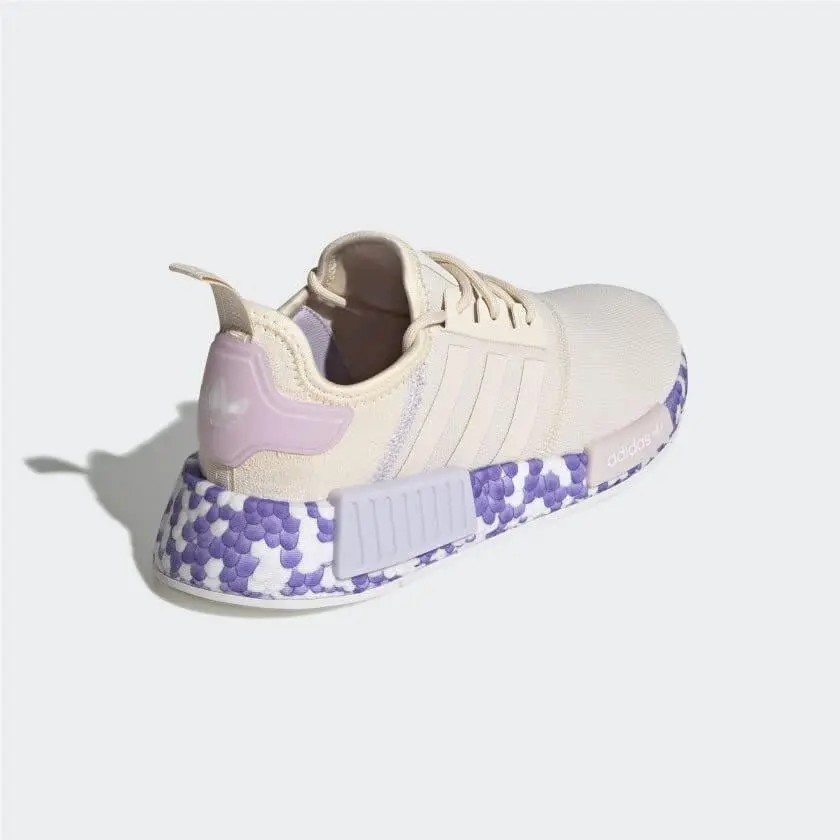 Adidas shoes - NMD_R1 - GW5694_540 - Wonder White/Wonder White/Purple Tin 12