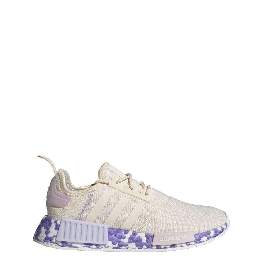 Adidas shoes - NMD_R1 - GW5694_540 - Wonder White/Wonder White/Purple Tin 7