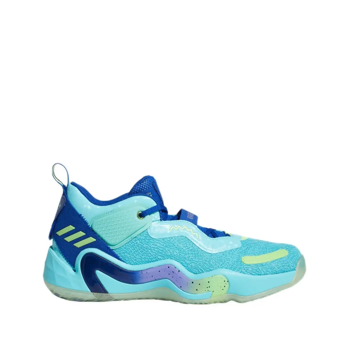 Adidas Men D.o.n. Issue 3 Basketball Shoes H68039 Aqua/blue/cyan