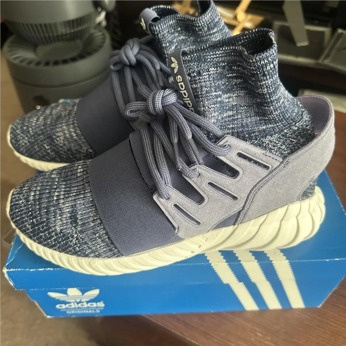 Adidas shoes - adidas Tubular Doom - Tubular Doom - BB2393 - Blue 1