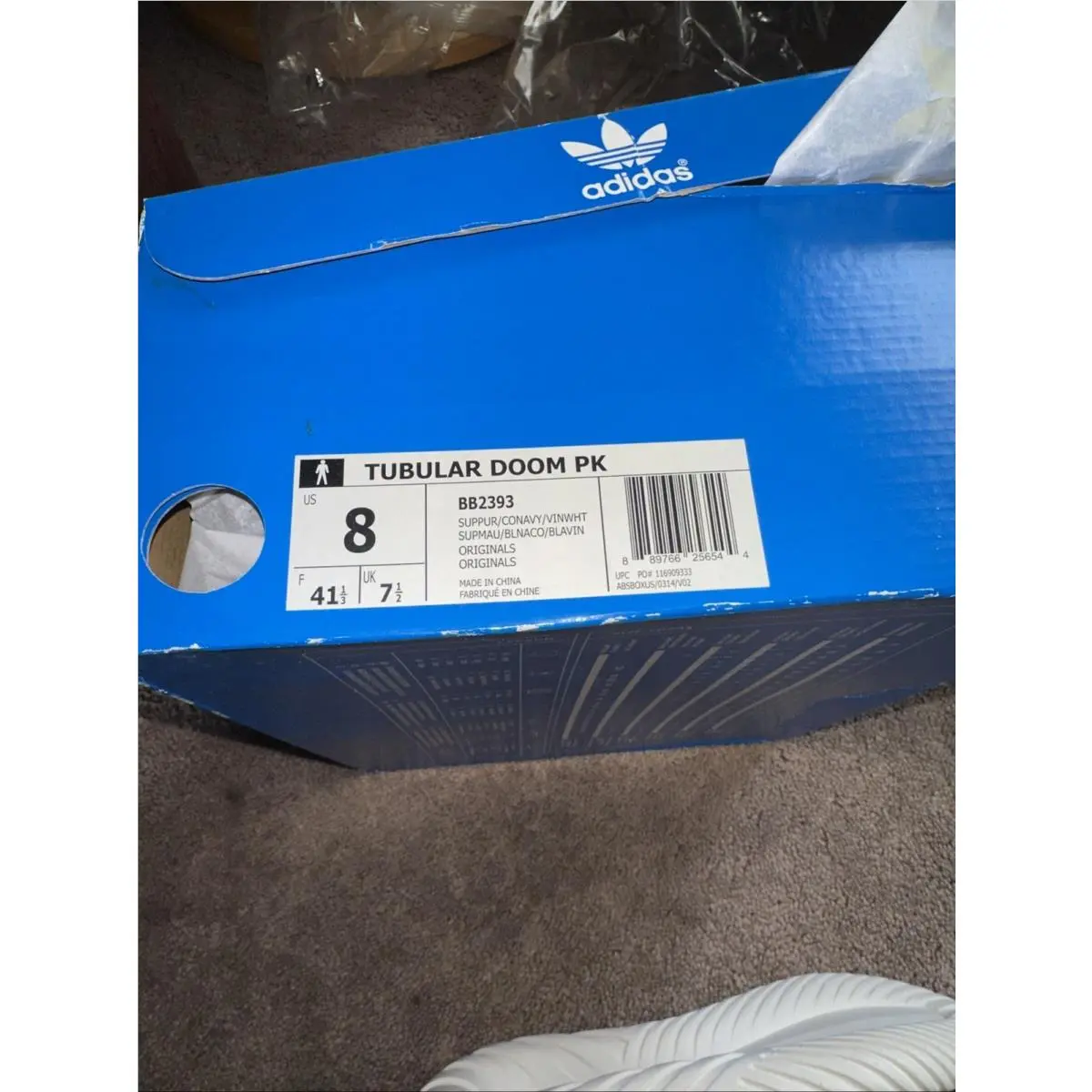 Adidas shoes - adidas Tubular Doom - Tubular Doom - BB2393 - Blue 5