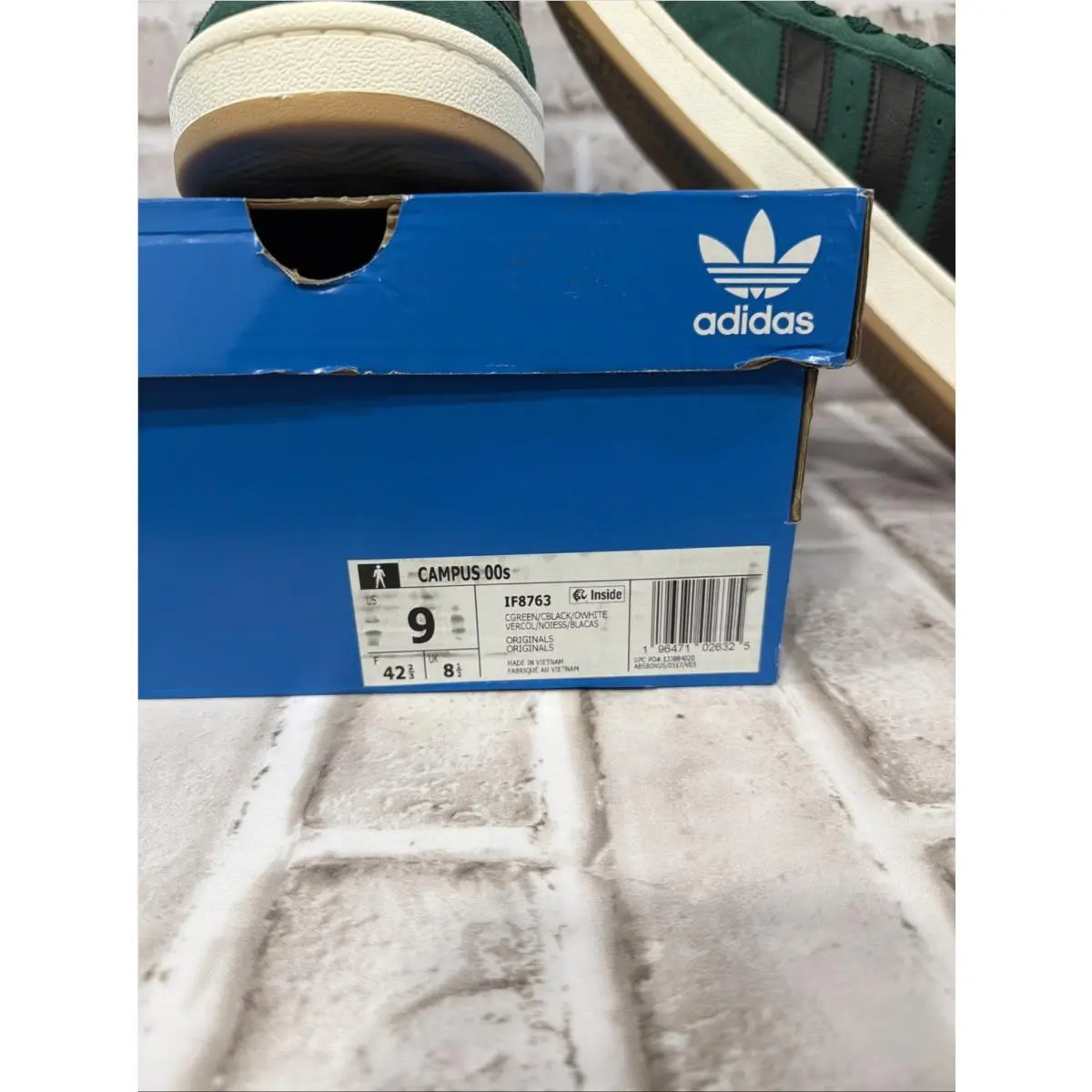 Adidas shoes - adidas Campus 00s - Campus - IF8763 - Collegiate Green Black White Gum 3