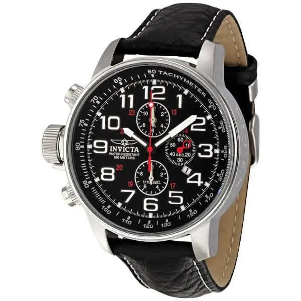 Invicta Lefty Terra Military Chronograph Black Dial Men`s Watch 2770