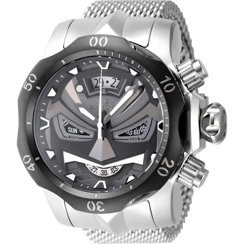 Invicta Venom Chronograph Quartz Gunmetal Dial Men`s Watch 48169