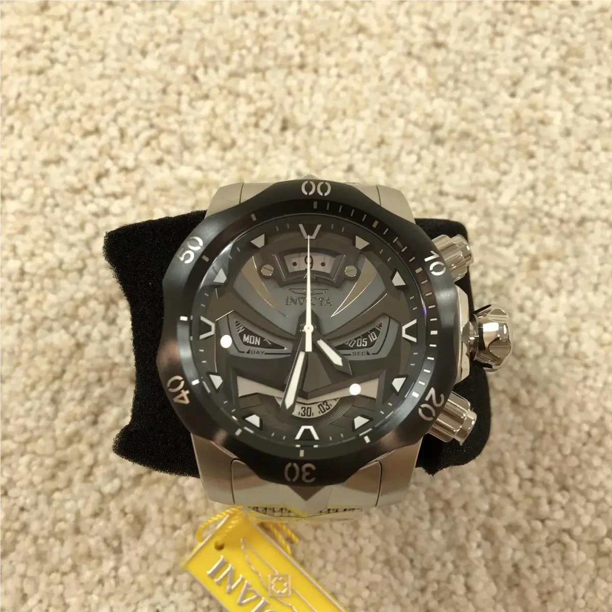 Venom Mens Watch Swiss Ronda Z60 Caliber 48169 53.7mm by Invicta