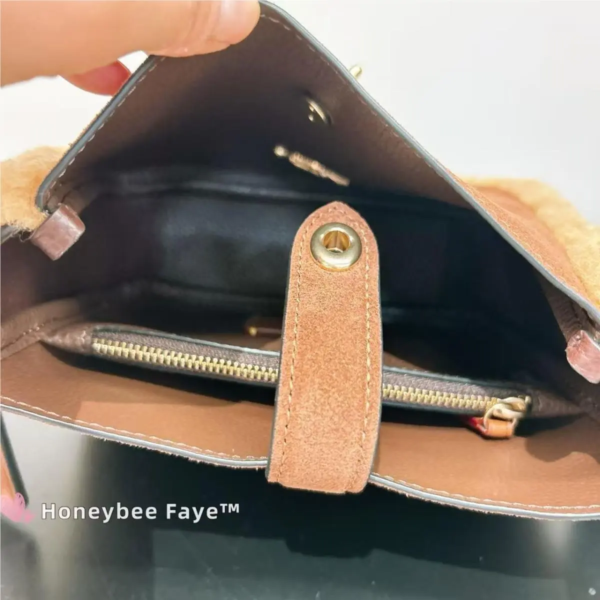 Coach  bag  - Coach Hadley - Hadley - CDC41 Vintage Brown Multi - Exterior: cow printed haircalf/Im/Cow Multi