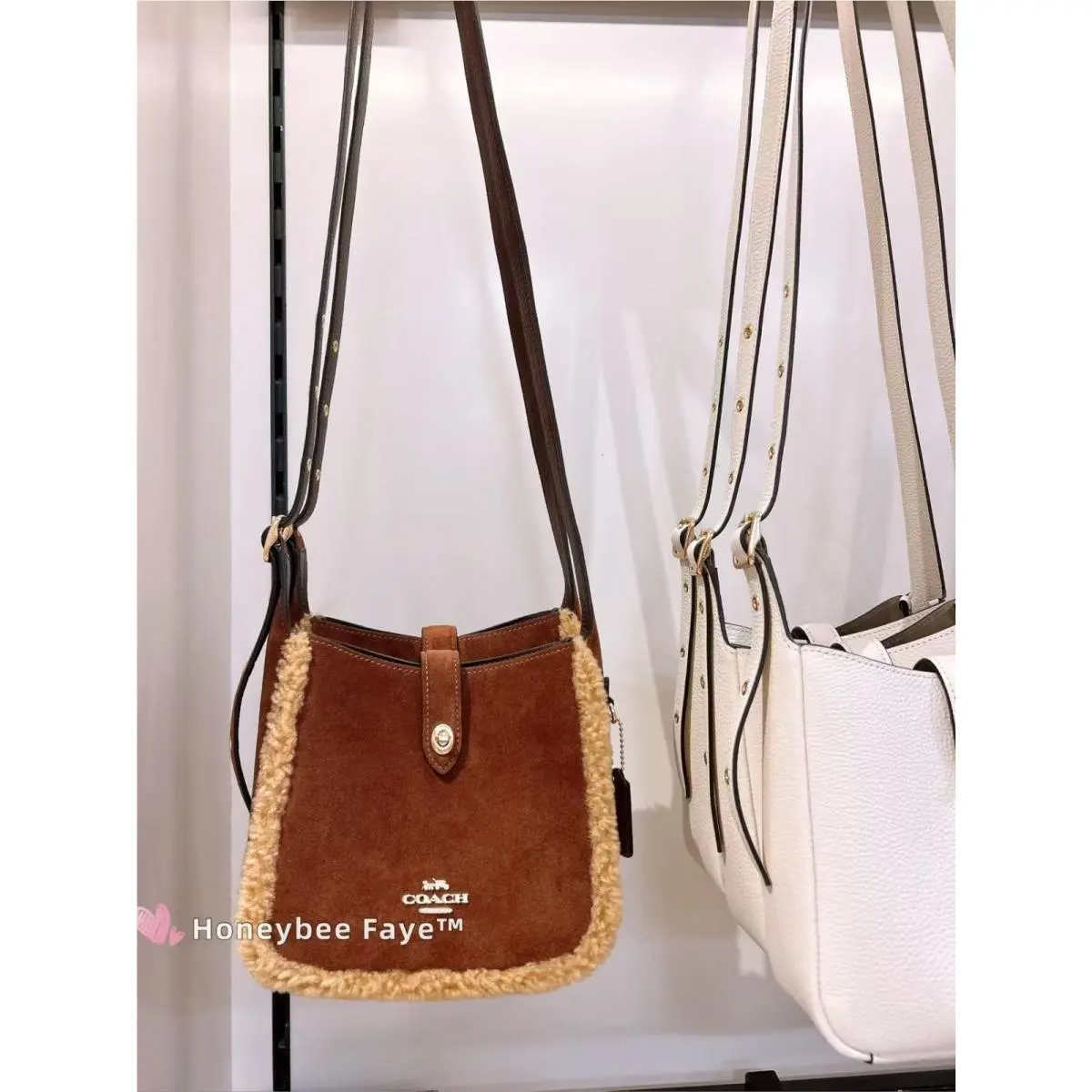 Coach  bag  - Coach Hadley - Hadley - CDC41 Vintage Brown Multi - Exterior: cow printed haircalf/Im/Cow Multi