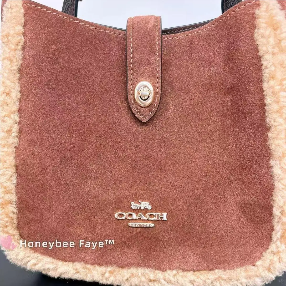 Coach  bag  - Coach Hadley - Hadley - CDC41 Vintage Brown Multi - Exterior: cow printed haircalf/Im/Cow Multi