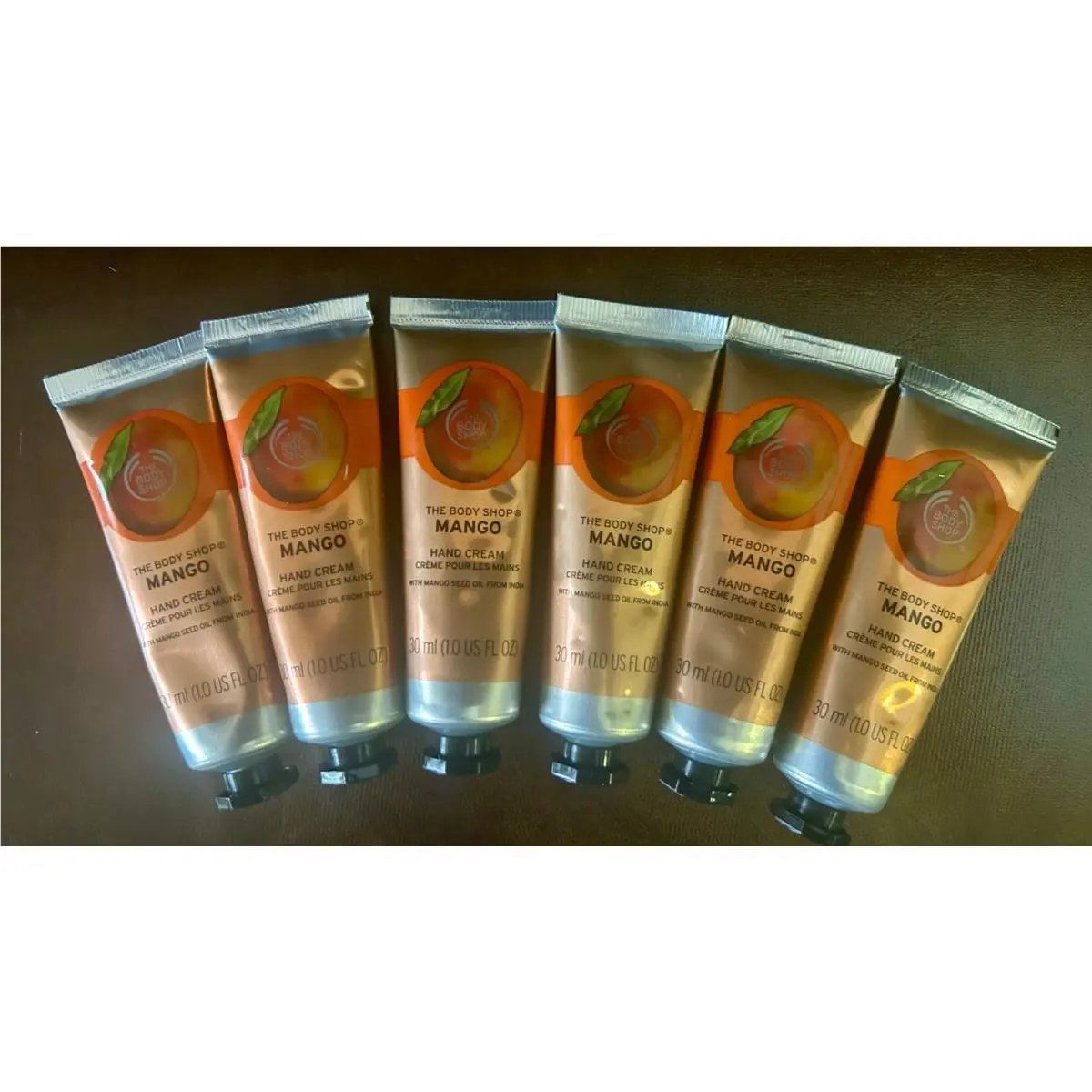6 The Body Shop Mango Hand Creams 1 oz by THE BODY SHOP
