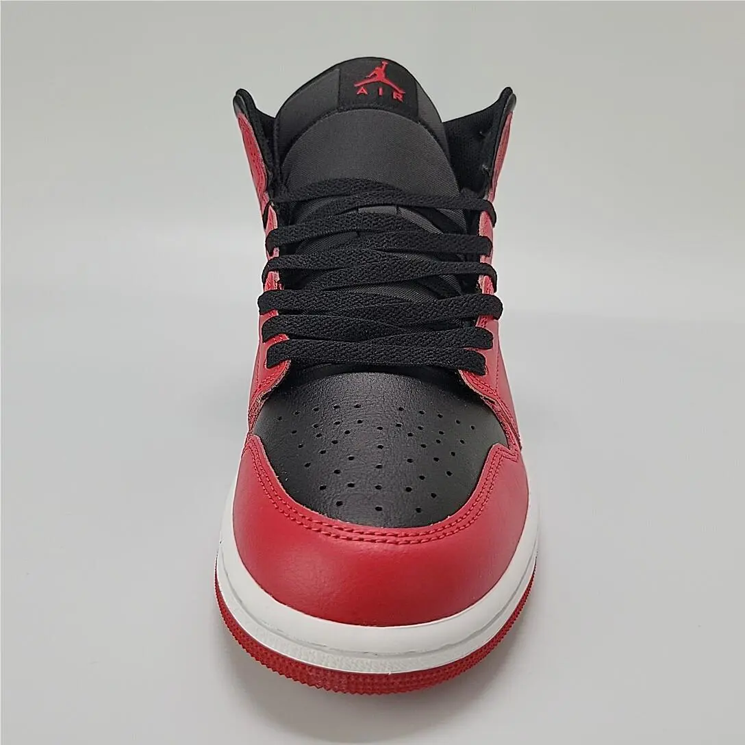 Nike shoes - Nike Air Jordan 1 Mid - DQ8426-061 - Black/Gym Red/White 9