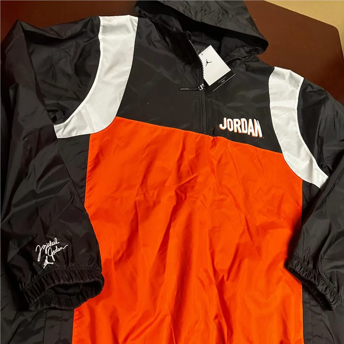 Nike clothing Air - Black Orange 6