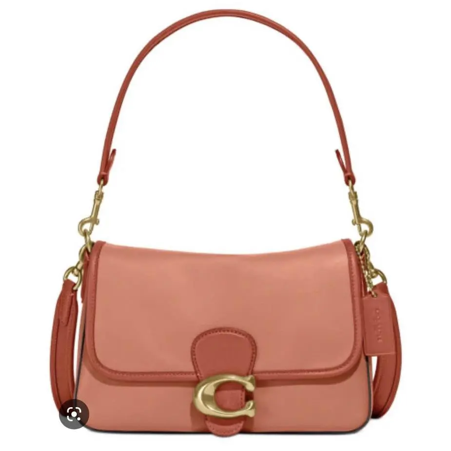 Coach Tabby Colorblock Soft Leather Shoulder Handbag C5261