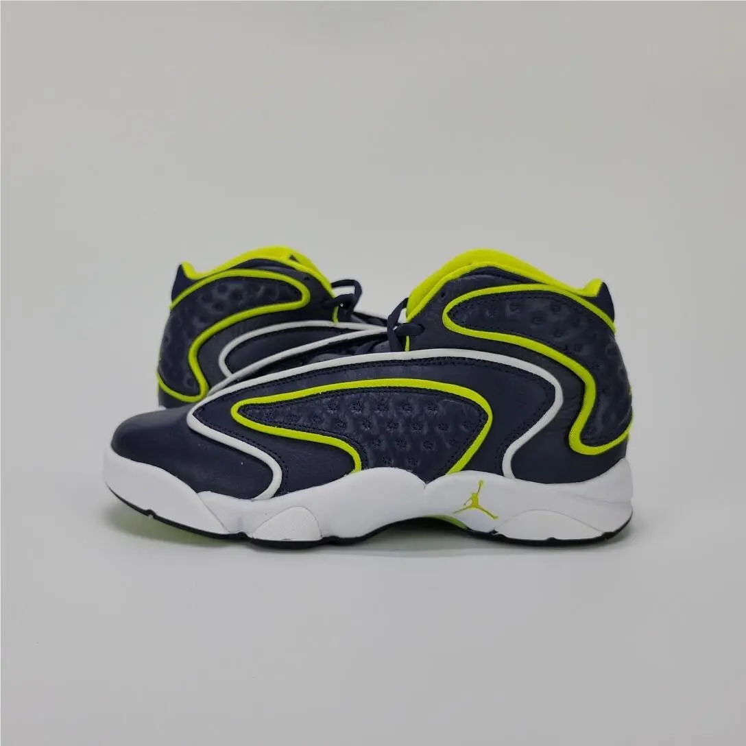 Nike shoes - Jordan OG - CW0907-400 - College Navy/White/Venom Green 3