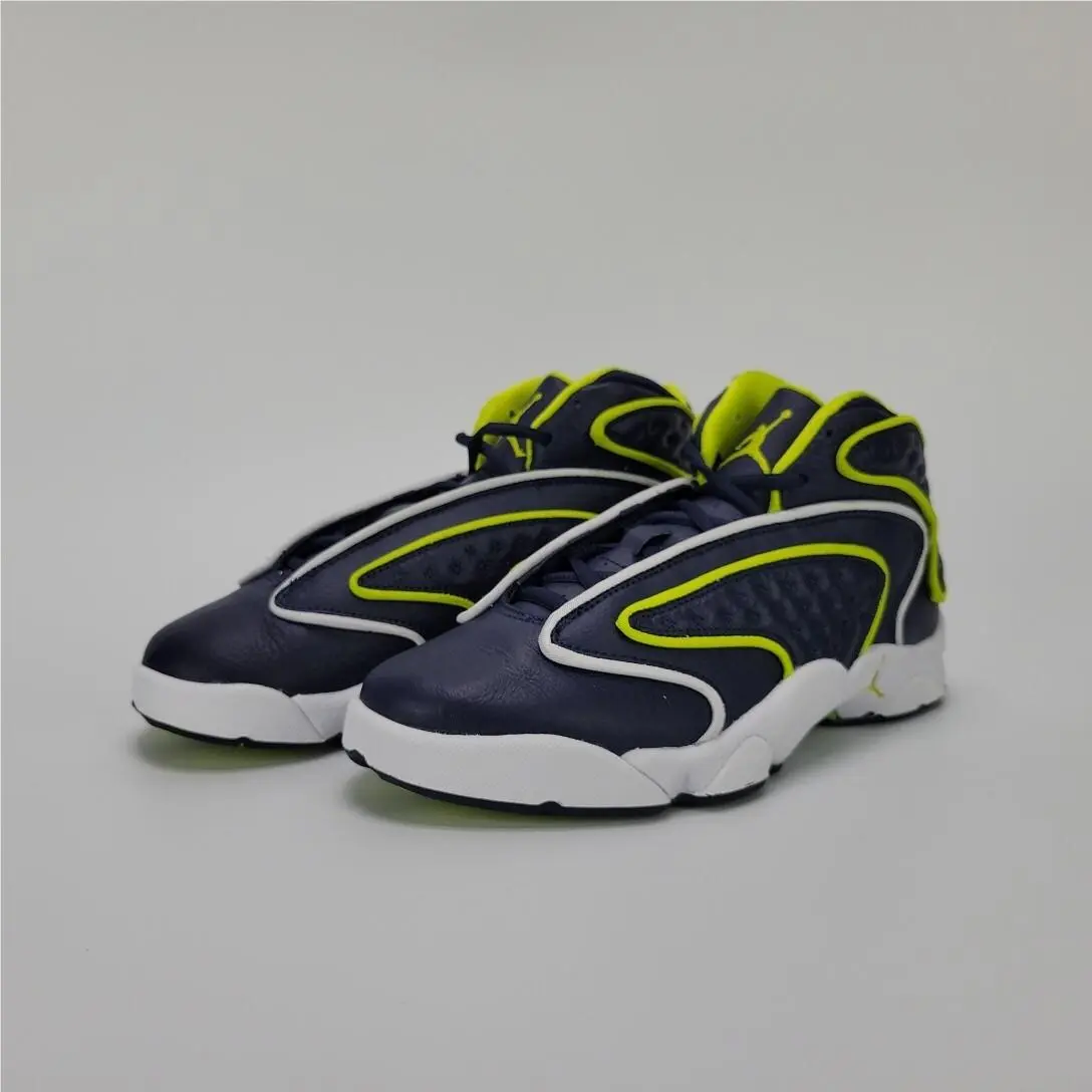 Nike shoes - Jordan OG - CW0907-400 - College Navy/White/Venom Green 11