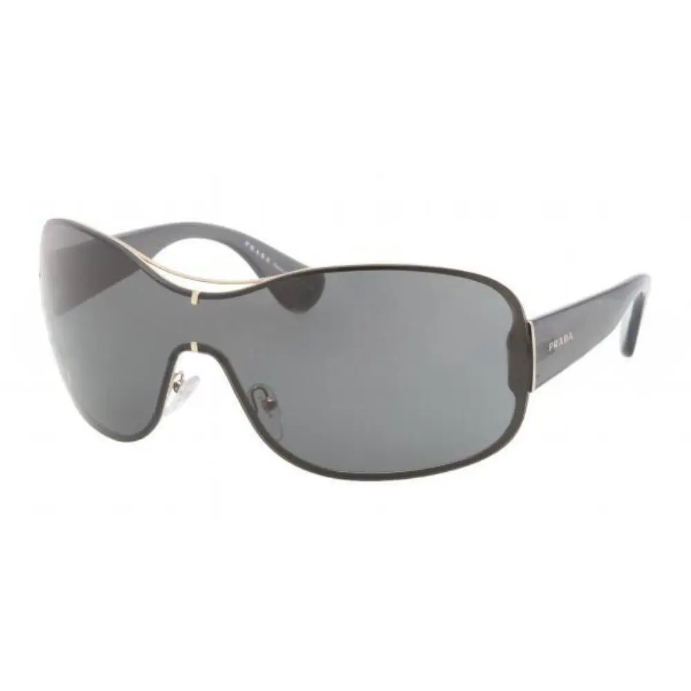 Prada Vintage Sunglasses PR63OS ZVN1A1 Pale Gold / Grey Lens
