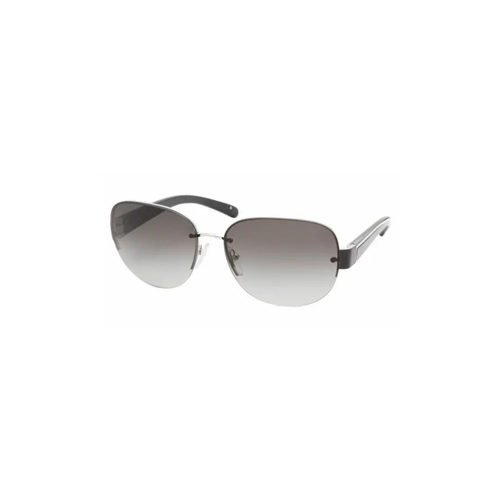 Prada Sunglasses PR60LS 1BC3M1 61mm Silver / Grey Gradient Lens