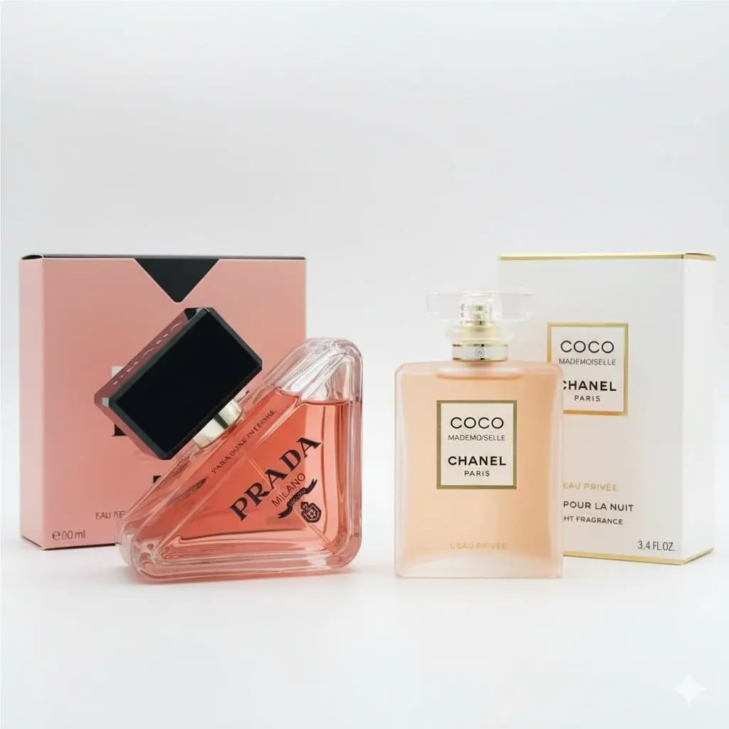 Pack of 2 Paradoxe Prada Edp 3 / 3.0 Oz+chanel Coco Mademoiselle 3.4oz