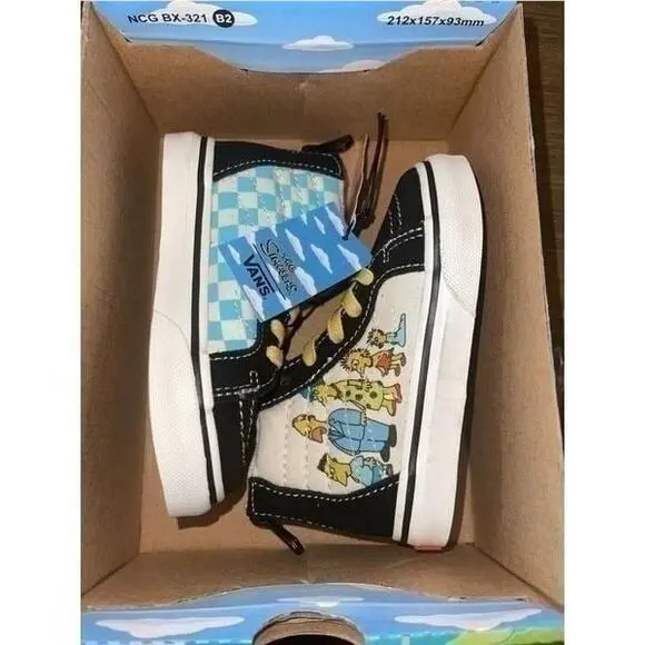 Vans shoes - White/Blue/Black 5