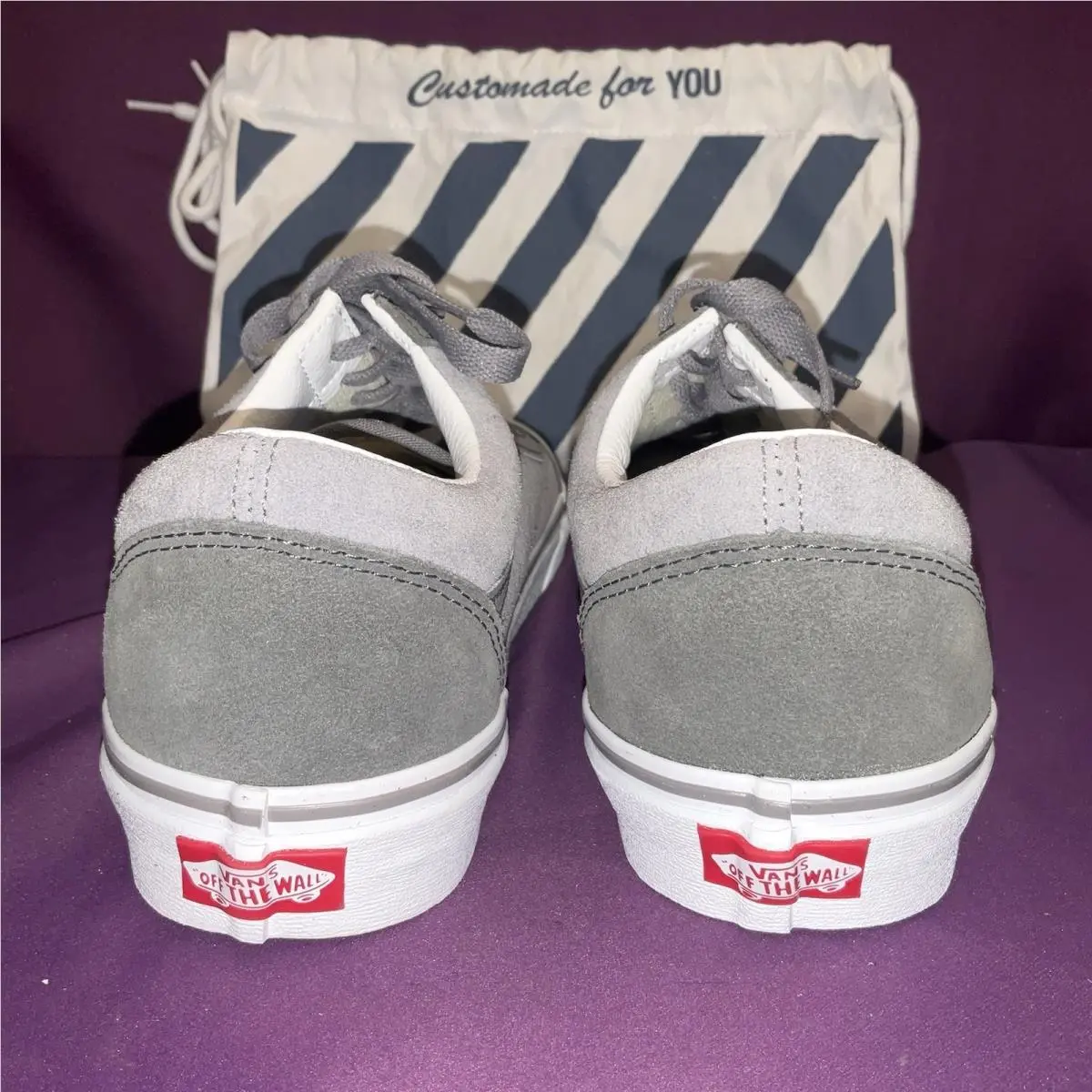 Vans shoes - White, Gray, Dark Gray 3