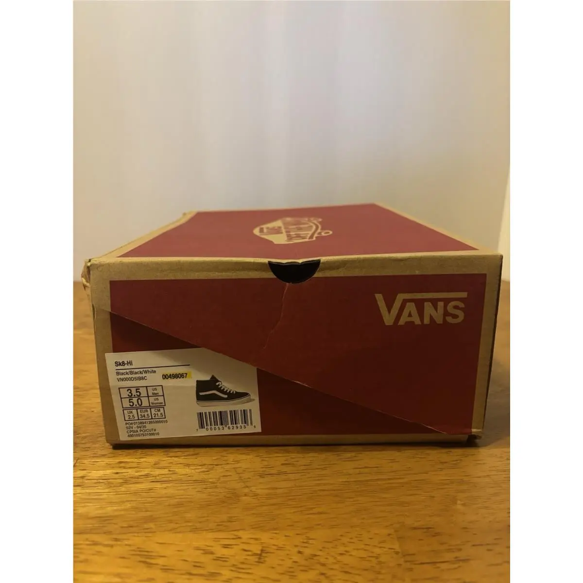 Vans shoes - VANS Sk8-Hi - VN0A3WMBB1T - Black 3