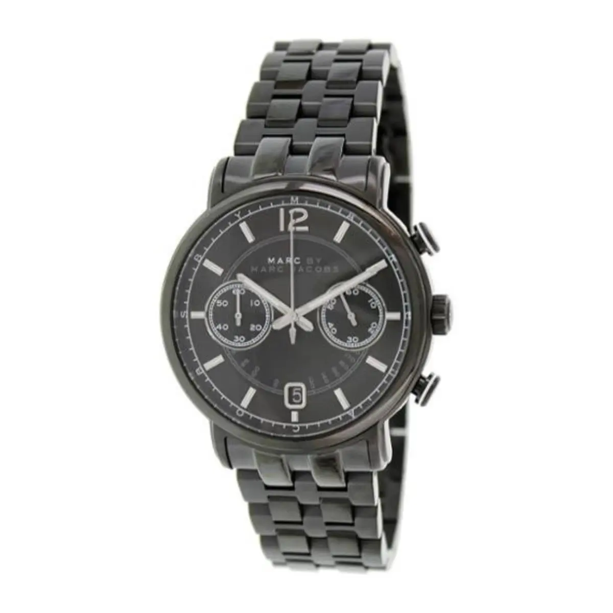 Marc By  MBM5065 Men`s Fergus Chronograph Black Dial Ion-plated Watch by Marc Jacobs