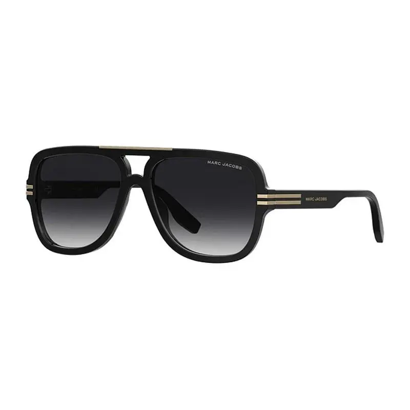 Marc Jacobs Marc 637/S 0807 9O Black/grey Gradient 58-16-145 Sunglasses - Frame: Black, Lens: Grey Gradient, code: 08079O