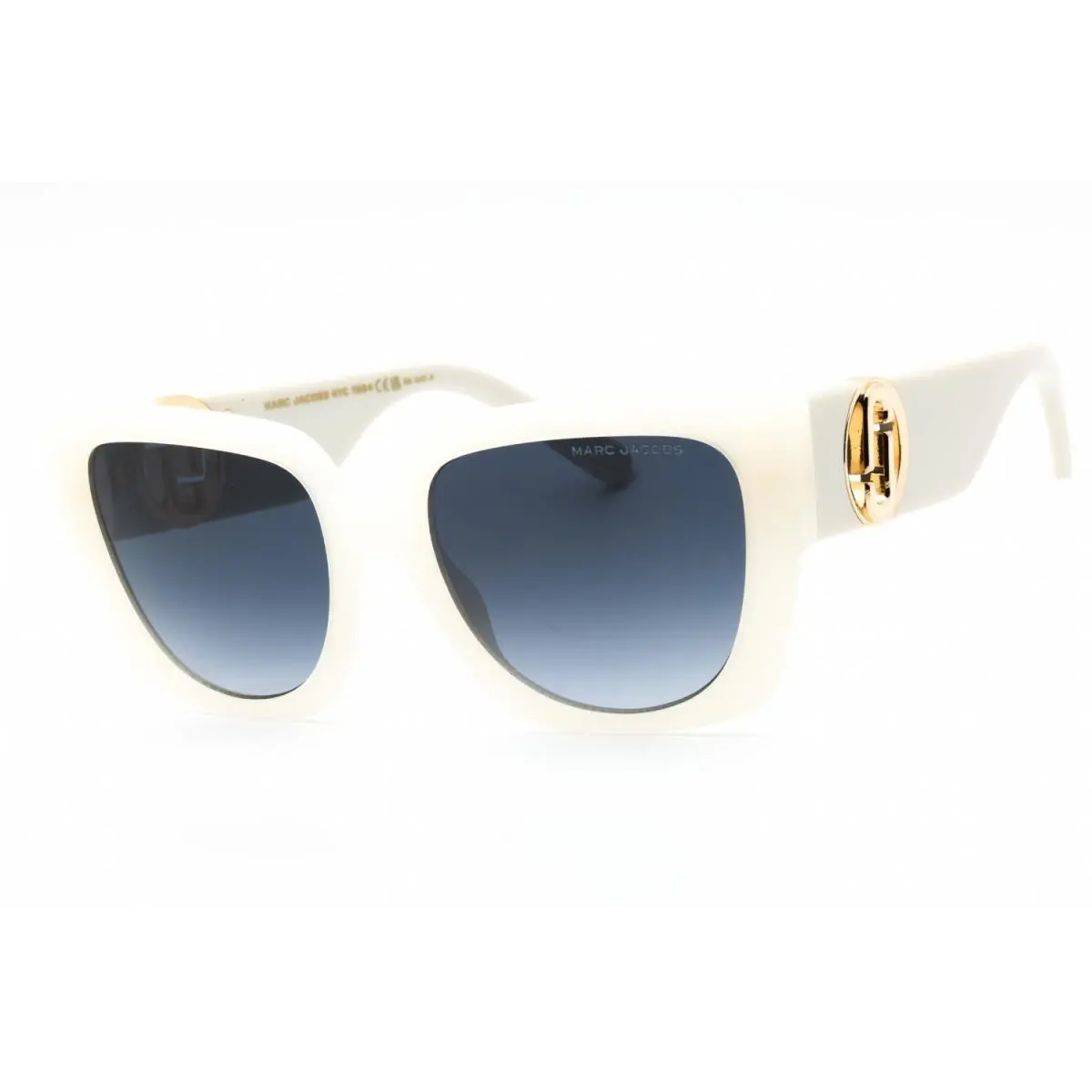 Marc Jacobs Marc 687/S-0SZJ 9O Sunglasses 54mm - Frame: Ivory, Lens: Dark Gray Gradient