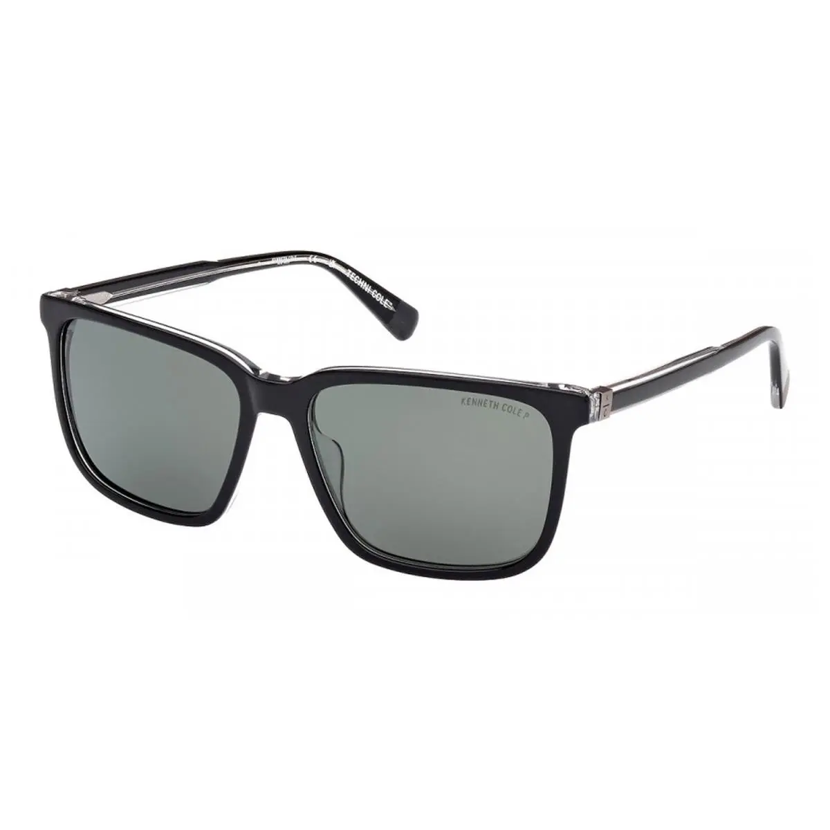 Kenneth Cole York Polarized Men`s Technicole Modern Square Sunglasses KC7264