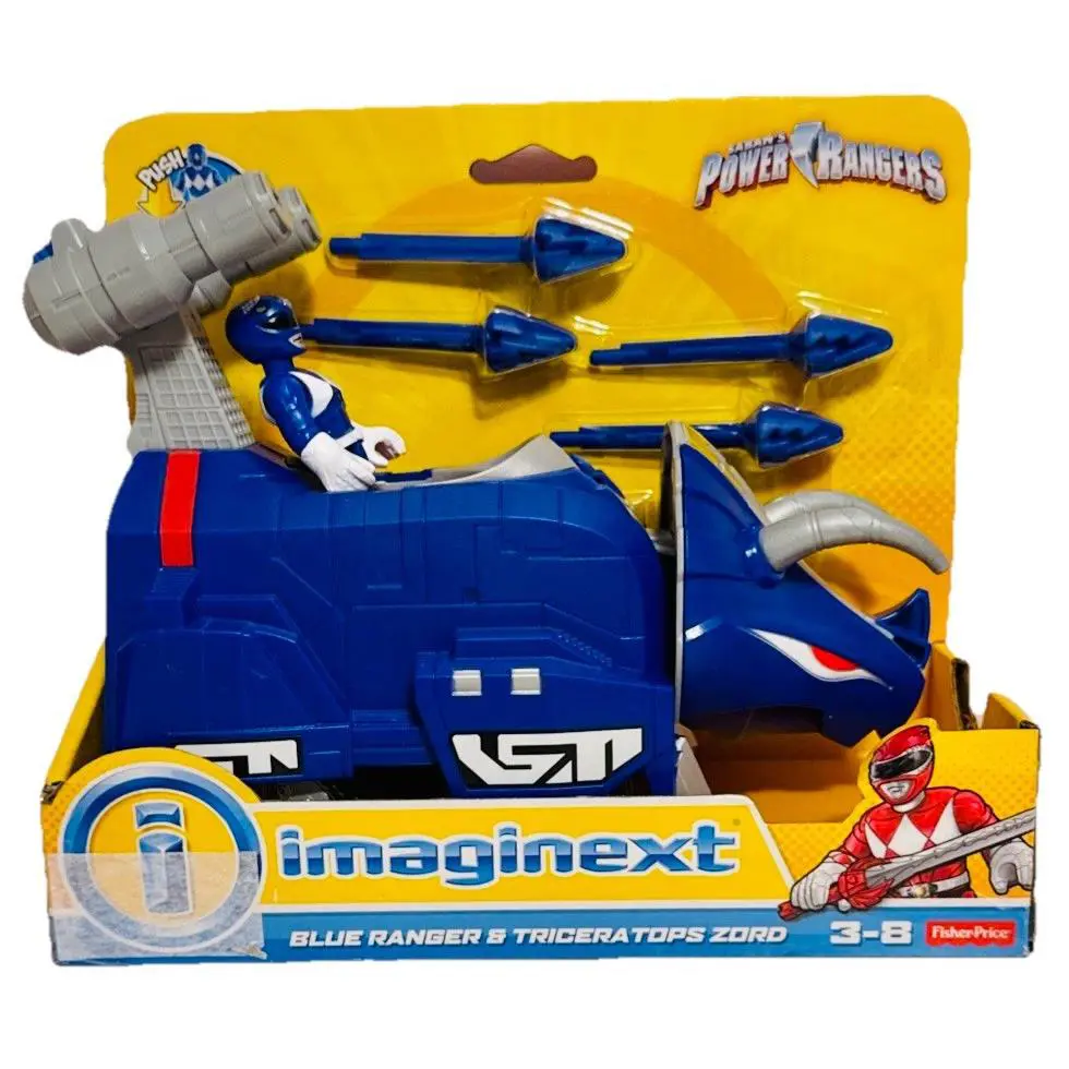 Imaginext Fisher Price Power Rangers White Ranger and Tigerzord