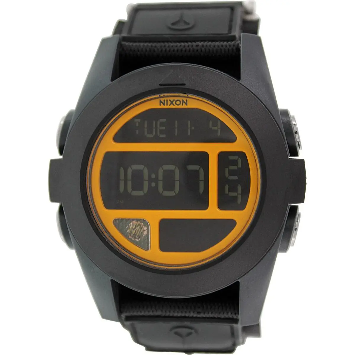 Nixon Men`s Baja Digital Orange Dial 50mm Watch A489-1323
