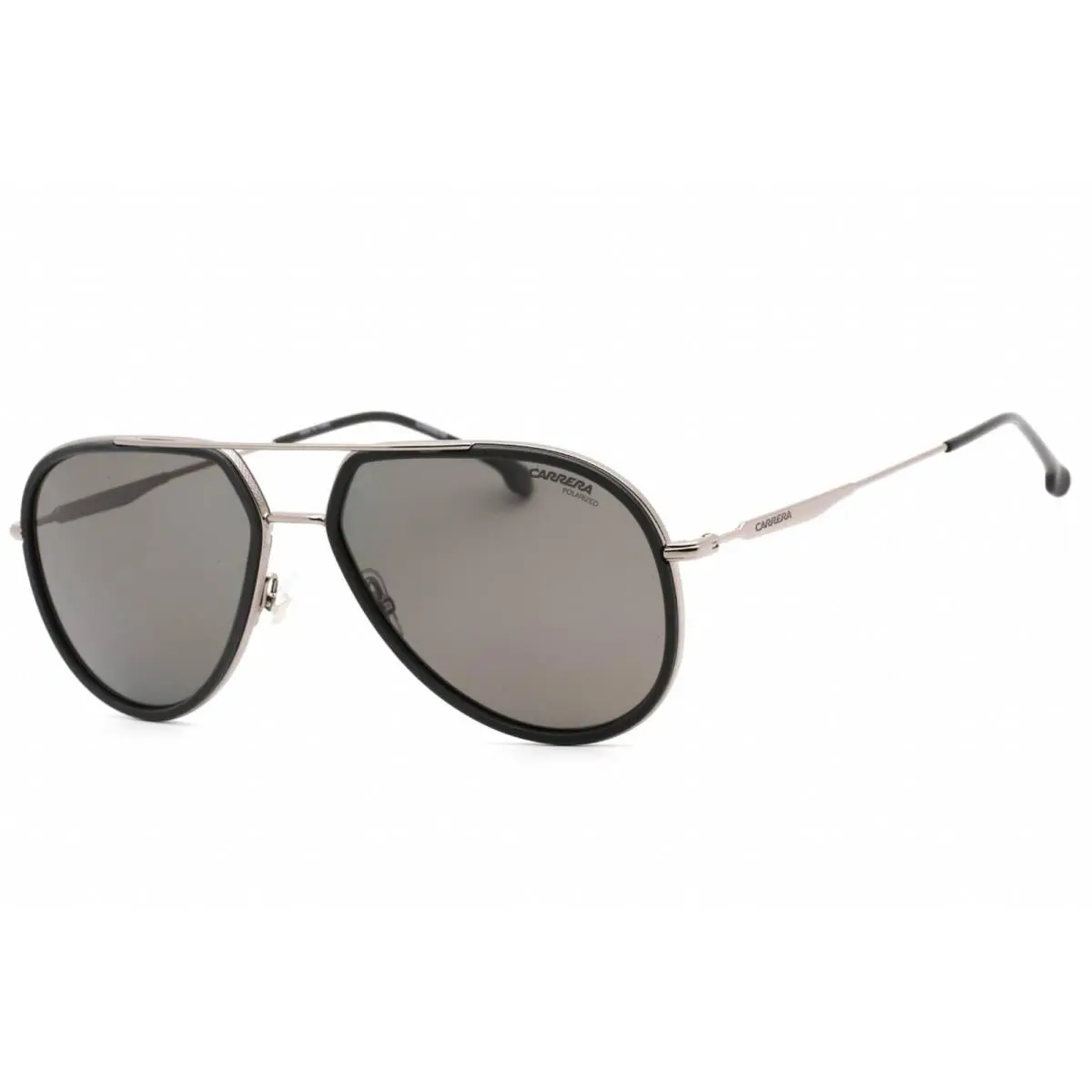 Carrera Unisex Sunglasses Matte Black Aviator Metal Frame Carrera 295/S 0003 M9 - Frame: Matte Black, Lens: Grey
