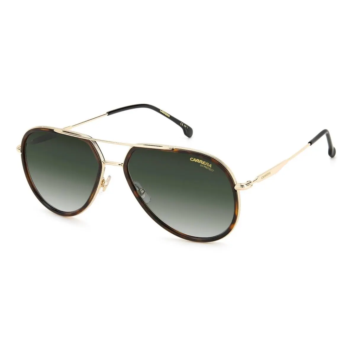 Carrera 295/S 0086 9K Havana/gold/green Gradient Sunglasses