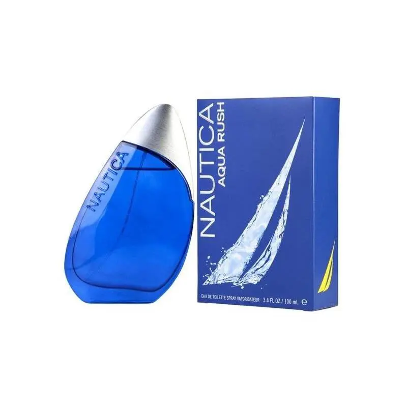 Nautica Aqua Rush 3.4 oz-100ml Eau de Toilette Spray Men