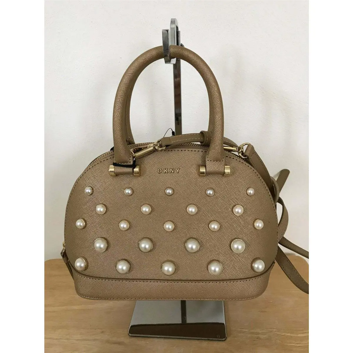 Dkny Round Pearl Small Satchel