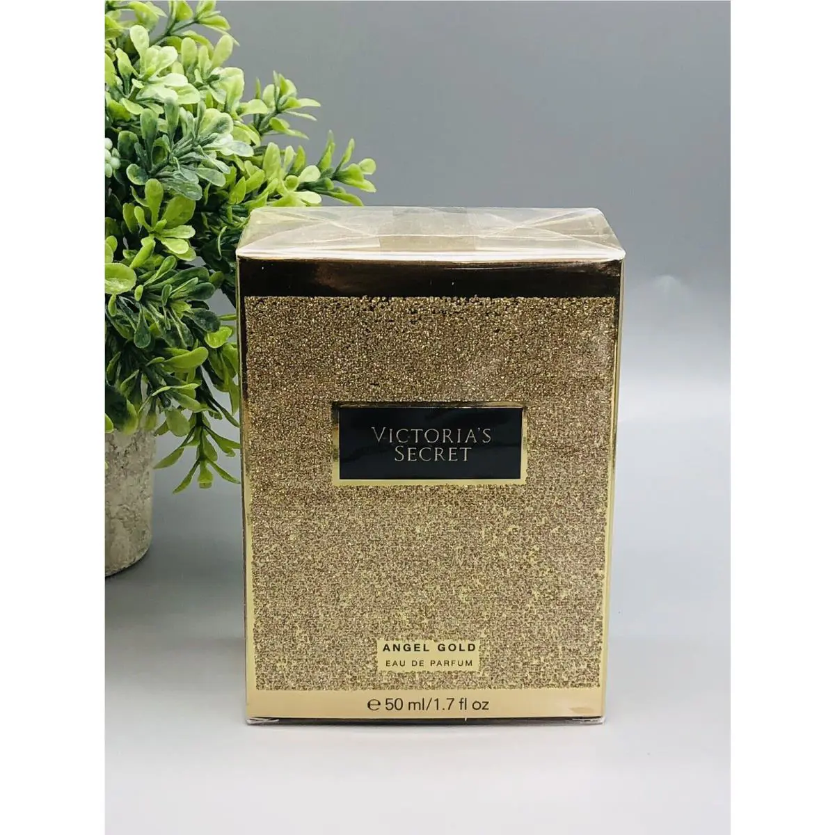 Victoria’s Secret Angel Gold Eau De Parfum Spray 1.7 oz Htf