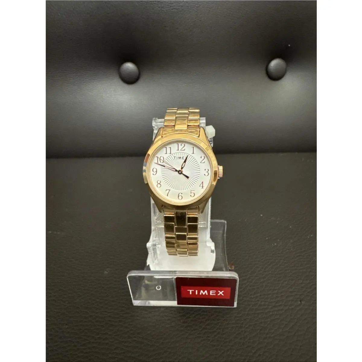 Women`s TW2T45600 Briarwood 28mm Rose Gold-tone/white Stainless Band Watch by Timex