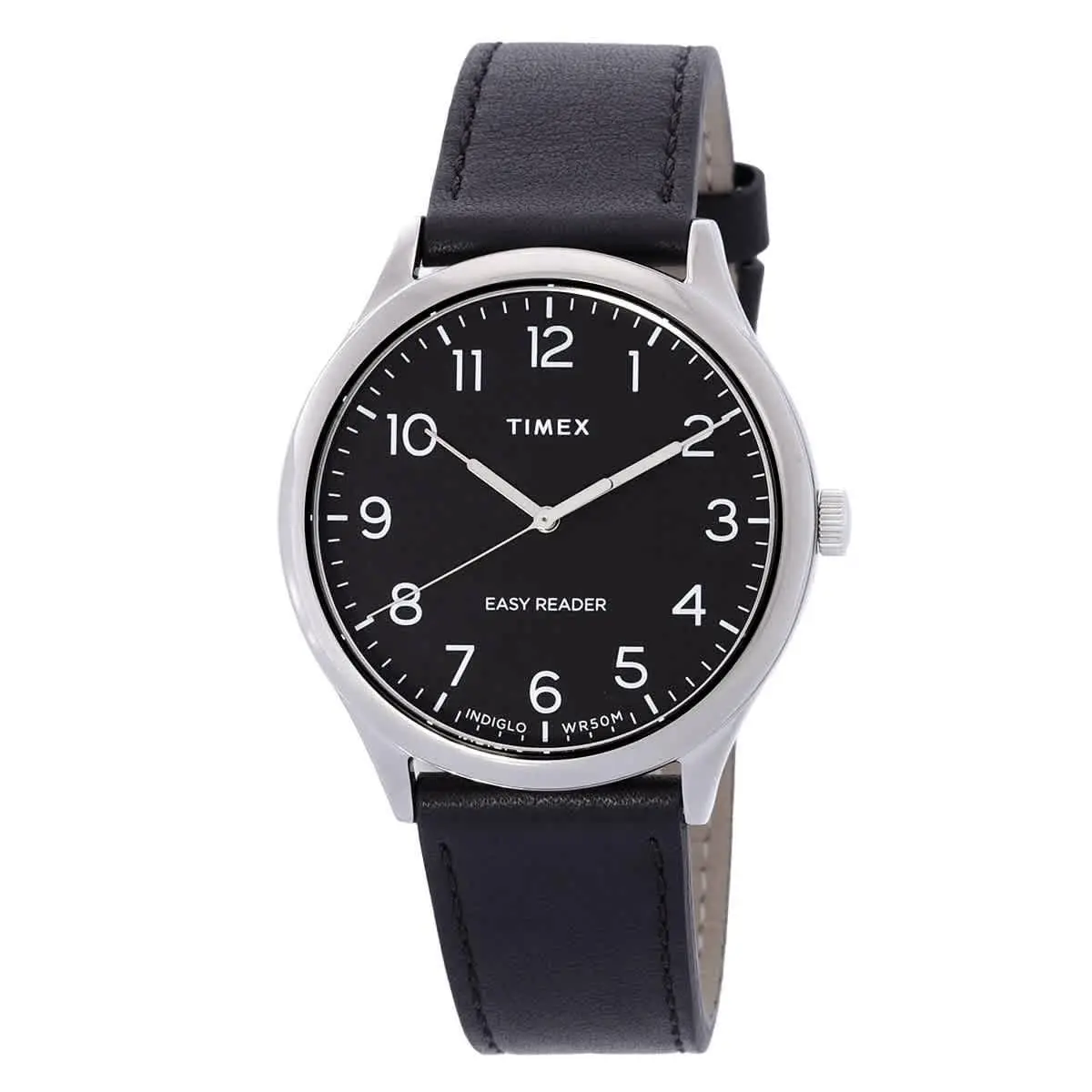 Easy Reader Main Line Quartz Black Dial Men`s Watch TW2U22300 by Timex