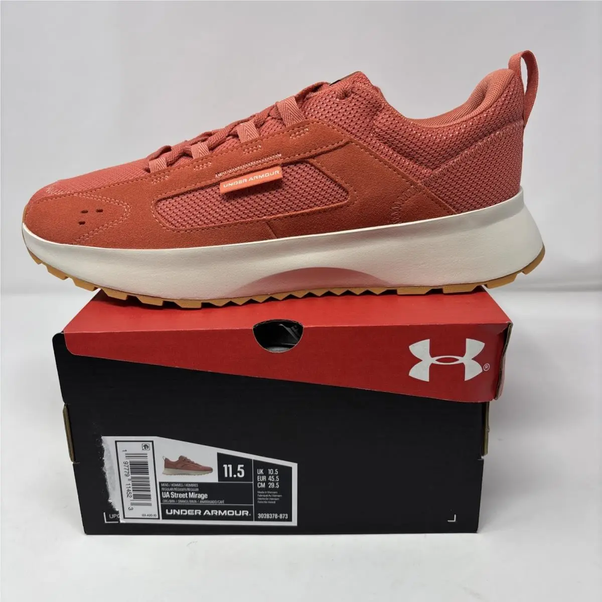 Under Amour-ua Street Mirage Orange-brown Men`s Sneaker Size 11.5 by Under Armour