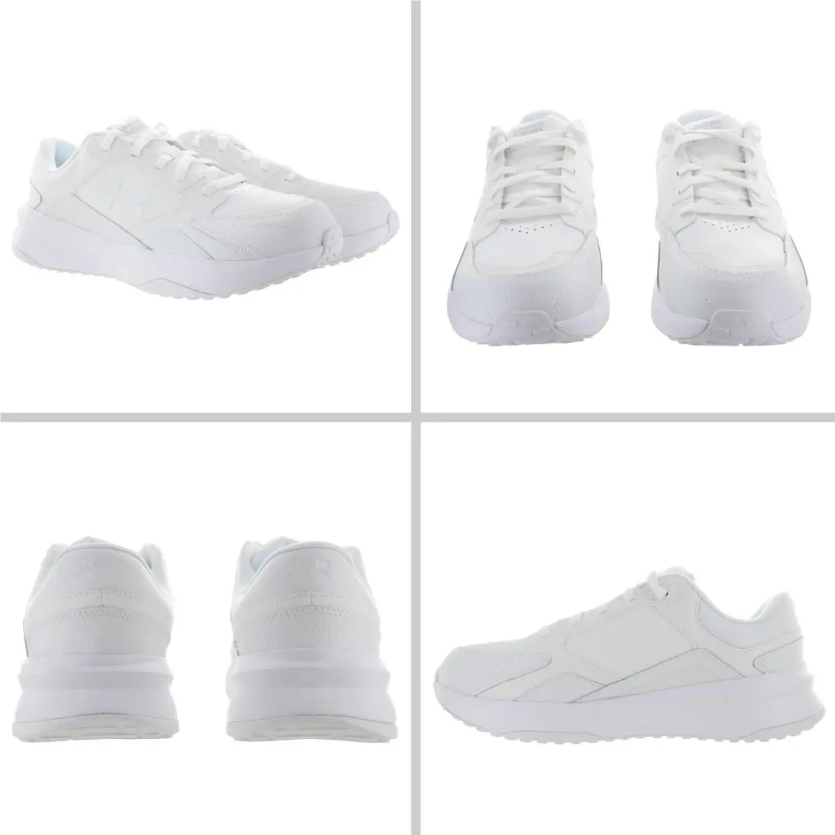 Under Armour Men`s Charged Edge Wide White Training Shoes Size 11.5 4E - White