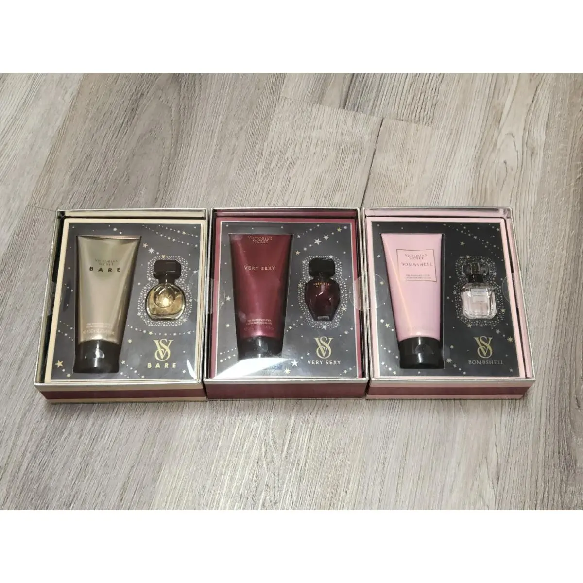 Victorias Secret Bombshell Bare Very Sexy Lotion Eau De Parfum Gift Sets