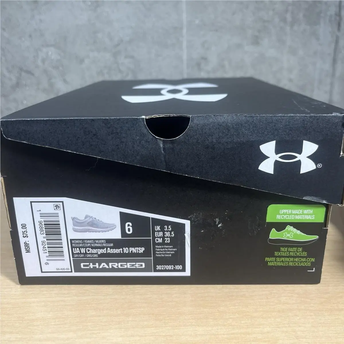 Under Armour shoes - Under Armour Charged Assert 10 - Gray 8